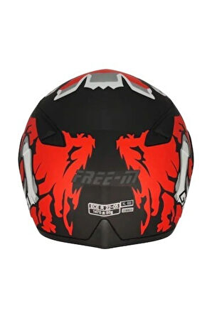 Freem Fr-961 Çene Açılır Motosiklet Kaskı Ghost