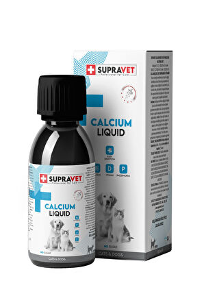 Calcium Kedi Ve Köpek İçin Sıvı Kalsiyum Damla 100ml