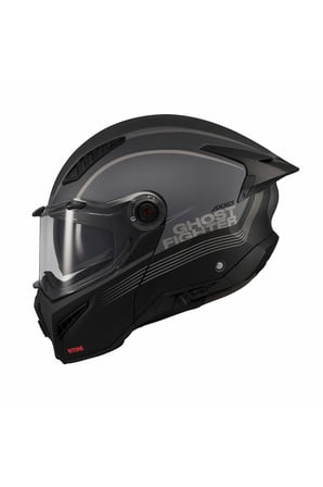 Ghostfighter SV Bitone C12 Dark Grey Motosiklet Çene Açılır Kask