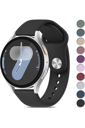 Samsung Galaxy Watch 4/5/6/7/FE/40/44 Classic 42/43/46/47mm Uyumlu 20mm Soft Silikon Kordon