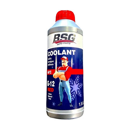 Organik Antifriz Kırmızı (-56°c) 1.5 Litre