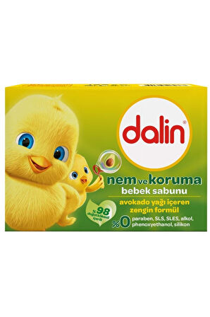 Dalin Avokadolu Nem ve Koruma Bebek Sabunu 5 x 100 gr