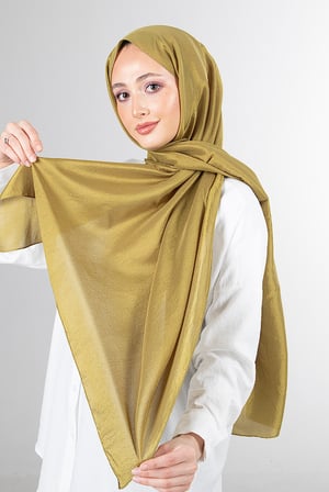 Harem Scarf Brisa Vual Şal Yağ Yeşili