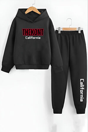 Thekont California Çocuk Kalın Kumaş Eşofman Takımı