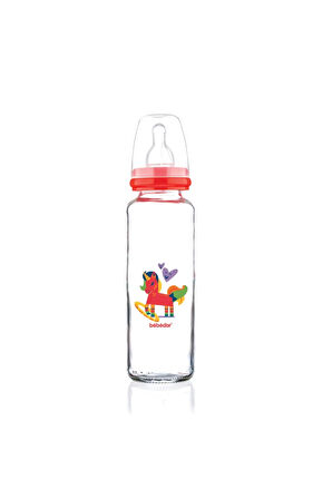 Desenli Cam Biberon Unicorn Dar Ağız 250 ml 31302