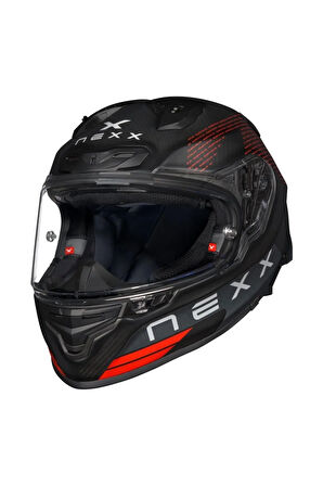 X.r3r Pro Fım Evo Mat Karbon-siyah Kask