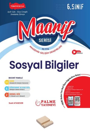 PALME 6 MAARİF SERİSİ SOSYAL BİLGİLER HAFTALIK DENEME