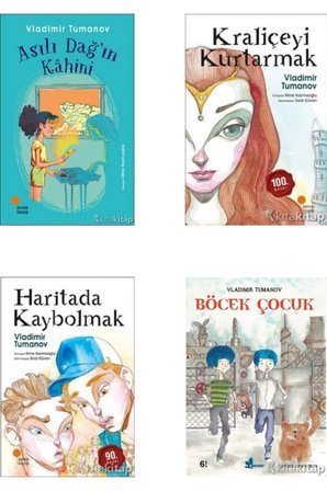 Asılı Dağ'ın Kahini-kraliçeyi Kurtarmak-haritada Kaybolmak-böcek Çocuk-vladimir Tumanov 4 Kitap Set