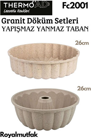 Thermoad 2'Li Vizon Set (Tart Kalıbı-Kek Kalıbı)