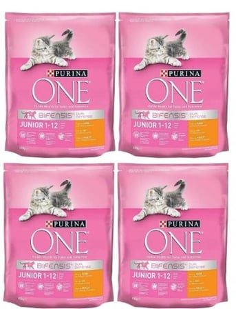 Purina One Tavuklu Yavru Kedi Maması 800 Gr 4 Adet