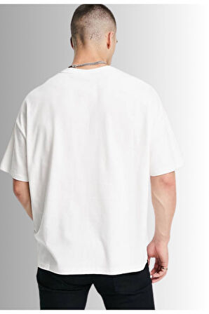 The end Baskılı Oversize Pamuk Tshirt, trend moda tişört