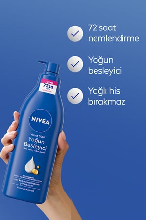 Yoğun Besleyici Vücut Sütü 400ml, Çok Kuru Ciltler, Hyaluron, Derin Nemlendirici Vücut Bakım, X2Adet