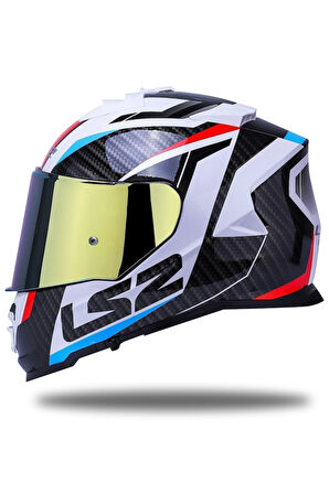 Storm 2 Racer Mavi-kırmızı Kask