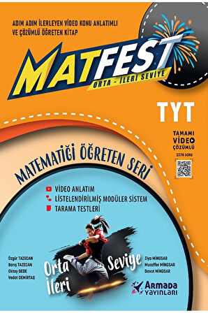 TYT Matfest Matematik Orta İleri Seviye / Özgür Tazecan / Armada Yayınları / 9786258266313