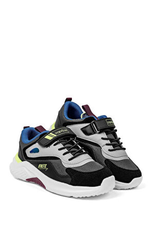 Pepino FK23-1543 Filet Erkek Çocuk Spor Ayakkabı Siyah - Gri