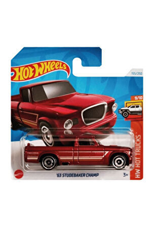1/64 Ölçek Tekli Regular Arabalar HTC35 Hw Hot Trucks / '63 Studebaker Champ