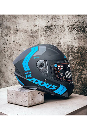 AXXIS DRAKEN S SLIDE B7 MAT FLUOR BLUE