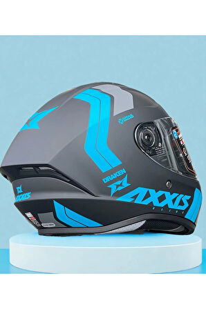 AXXIS DRAKEN S SLIDE B7 MAT FLUOR BLUE