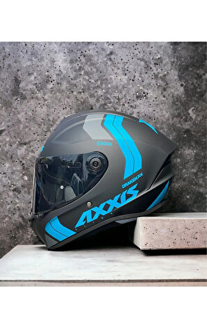 AXXIS DRAKEN S SLIDE B7 MAT FLUOR BLUE