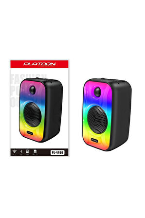 Bluetooth Hoparlör Bt/sd/usb Girişli Rgb Işıklı Speaker (YÜKSEK SES KALİTE PERFORMANSI)