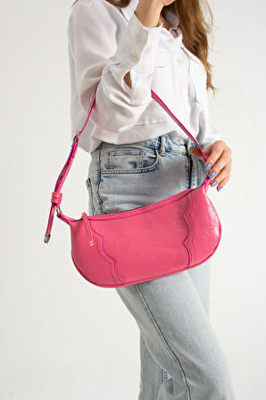 Omuz çantası  baget zımbalı çanta