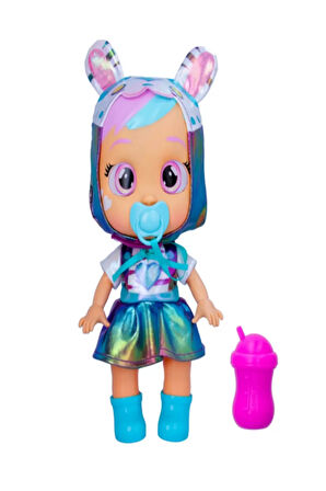 Toys GIO-CYB64000 Gözyaşı Döken Pilli Emzik ve Biberonlu Bebekler