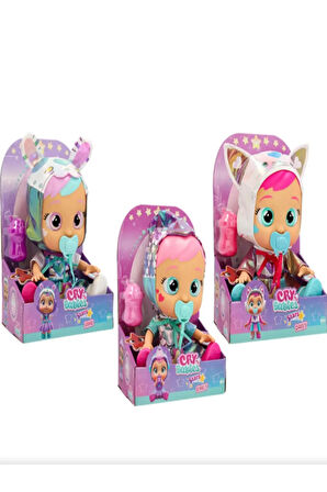 Toys GIO-CYB64000 Gözyaşı Döken Pilli Emzik ve Biberonlu Bebekler