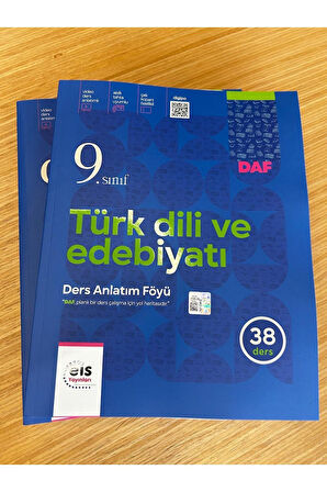 Eis 9. Sınıf Tde Türk Dili Ve Edebiyatı Daf Ders Anlatım Föyleri 2025 Güncel Müfredat