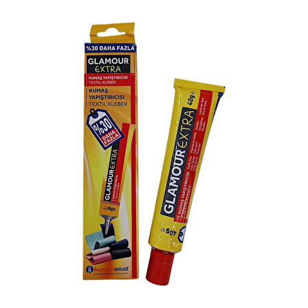 Glamour Extra Kumaş Yapıştırıcısı - Tekstil Kleber - 40 gr