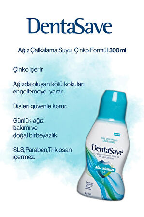 5 AL 4 Öde Ağız Çalkalama Suyu Ağız Kokusu Çinko Formül 300 ml ve Rosie