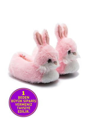 Twigy Rolly Çocuk Hayvanlı Panduf Pembe 24/31