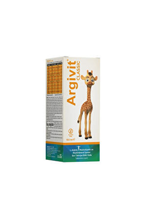 Argivit Vitamin Mineral L Arjinin Şurup 150 ml