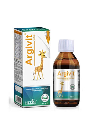 Argivit Vitamin Mineral L Arjinin Şurup 150 ml