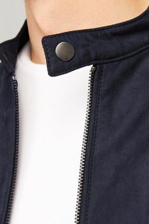Jack&Jones 12261197 JJEDYLAN CLEAN JACKET JET BLACK ERKEK CEKET