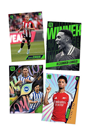 Panini Top Class 2025 Premier League Koleksiyon Futbolcu Kartları  (1 Paket & 8 Adet Kart )