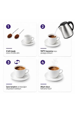 Shazel Hazır Çikolatalı Türk Kahvesi | 100 gr | 2'li Paket