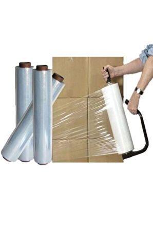 Strech Film ( 1 Kg )17 Micron 50 Cm 1 Adet , Eşya Paketleme ,palet Strech Film, Ambalaj Streci