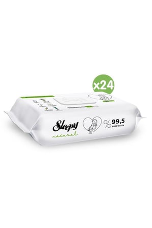 Sleepy Natural Yenidoğan Islak Bebek Bakım Havlusu 24x60 (1440 Yaprak)