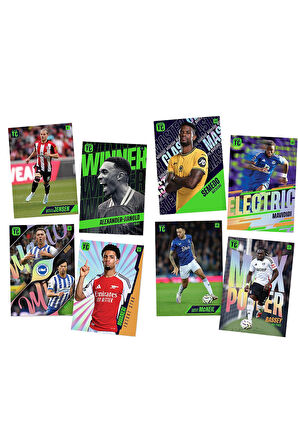 Premier League Top Class 2025 Trading Cards 1 Paket (8 Kart) Set