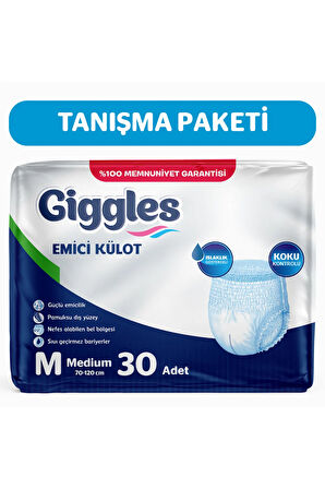 Yetişkin Emici Külot Medium 30'lu 1 Paket 30 Adet