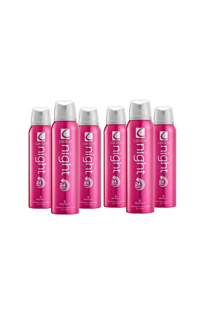 Night Deodorant Kadın 150 Ml X 6 Adet