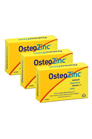 Osteozinc 30 Tablet 3 Adet