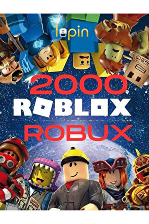 Roblox 2000 Robux Hediye Kartı ( 25 Usd )