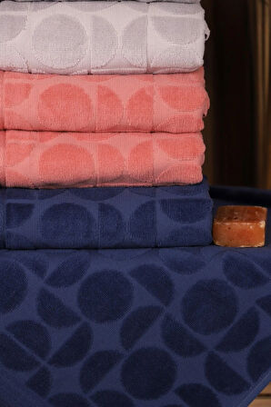 Cırcular 6'lı Pamuklu Su Emiciliği Yüksek 50*90 El Yüz Havlusu