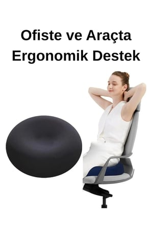Ortopedik Oturma Simidi Minderi Kuyruk Sokumu Destek Yastığı