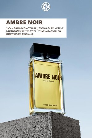 Yves Rocher Ambre Noir EDT-Erkek Parfüm- Vegan-100ml