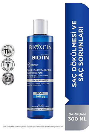 Biotin Şampuan 300 ml - Hassas Saç Derisi Hassas Saçlar 2'li