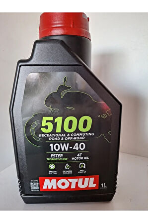 2024 Üretim 5100 10w40 4t Motosiklet Yağı - 1 Lt