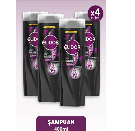Superblend Şampuan Esmer Parlaklık 400 Ml X 4 Adet