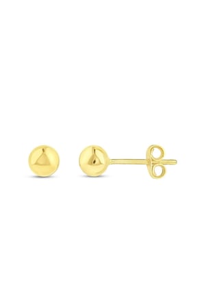 Altın Top Küpe - 14K